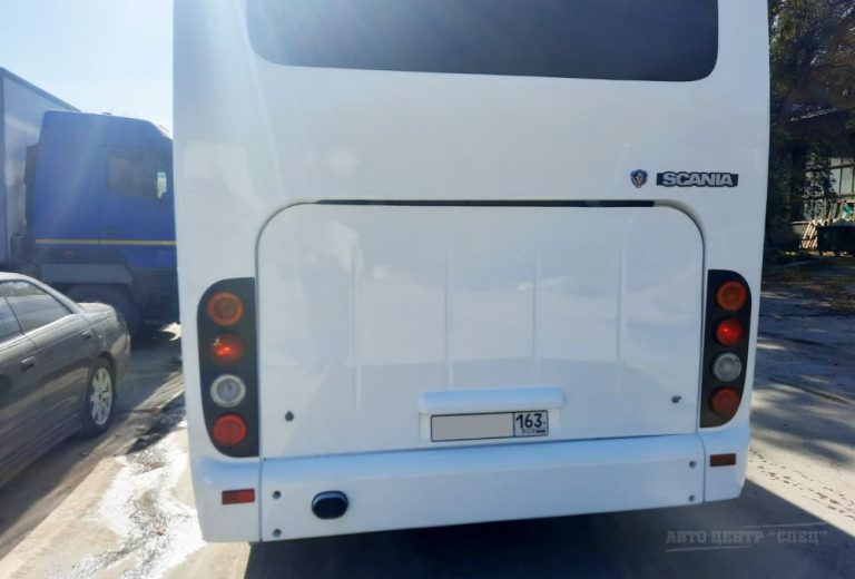 Автобус Scania после кузовного ремонта (слайд 4)