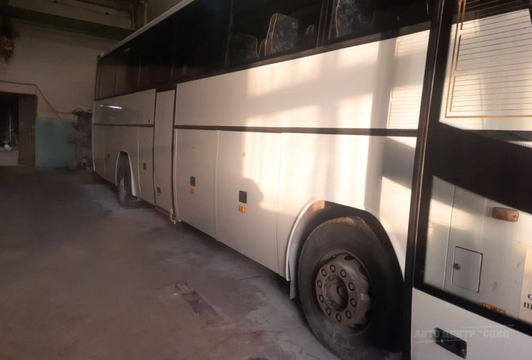 Автобус Scania после кузовного ремонта (слайд 1)