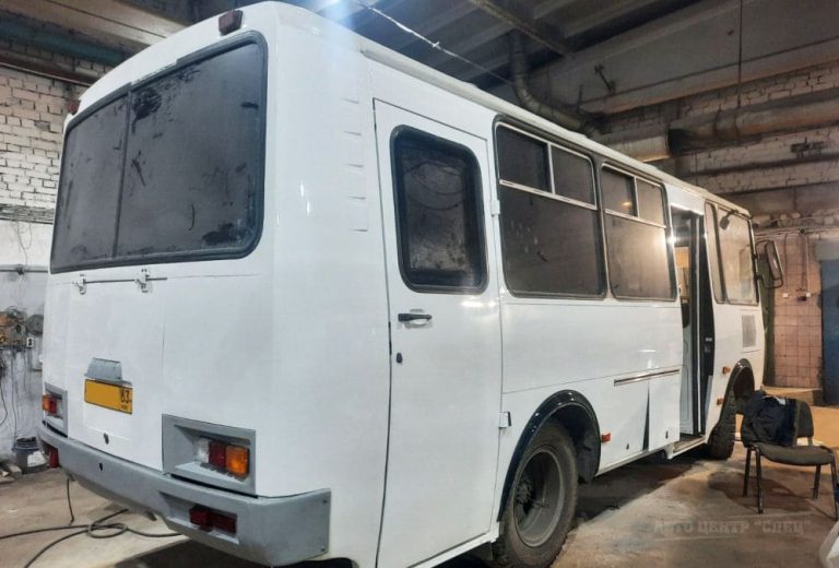 ПАЗ после кузовного ремонта (слайд 4)