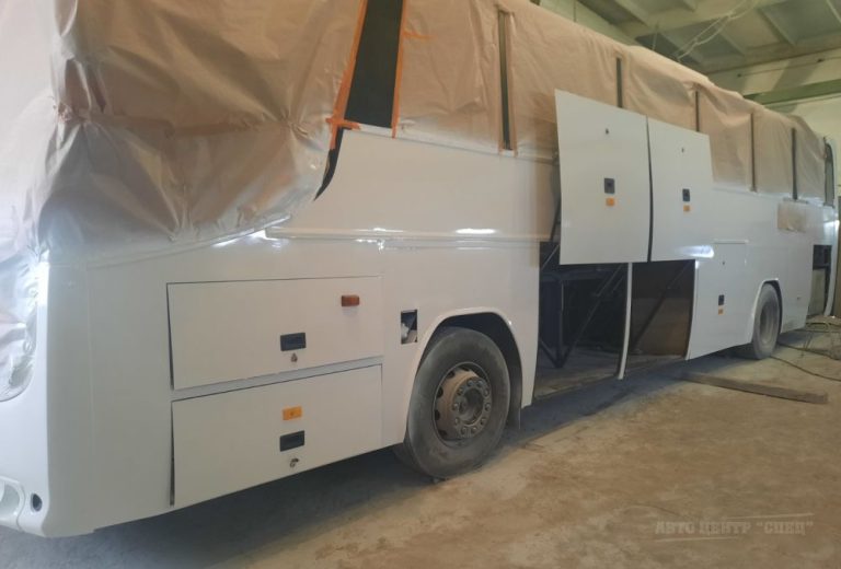 Покраска автобуса Scania