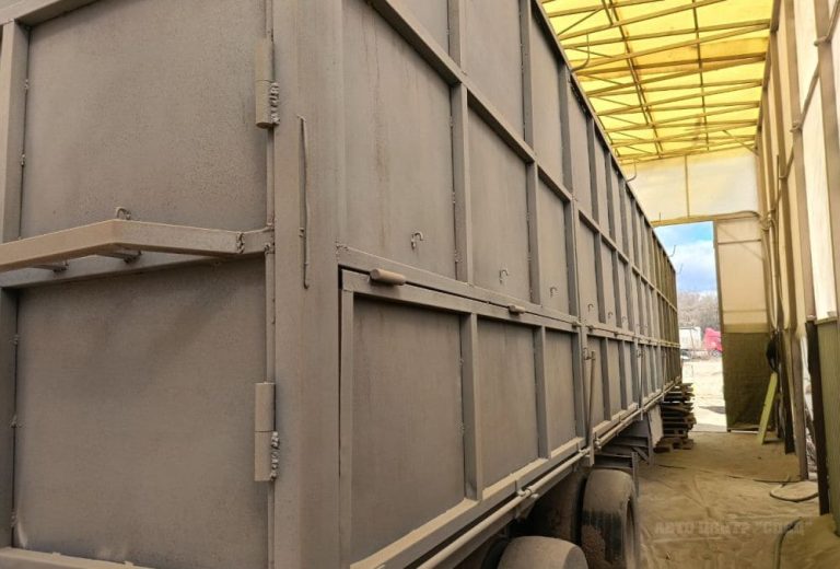 Прицеп после пескоструйной обработки